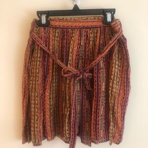 Skater flirty boho skirt